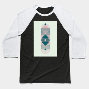 Geometric Totempole Poster II Baseball T-Shirt